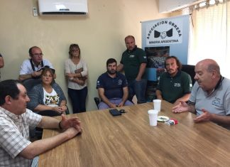 Héctor Laplace estuvo en Barker. Y AOMA Olavarría dijo presente