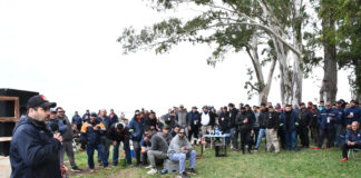 Más de 300 afiliados a AOMA celebraron el Día del Trabajador en Blanca Chica