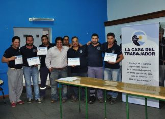 Eduardo Chorén disertó en AOMA para los gremios que conforman La Casa del Trabajador