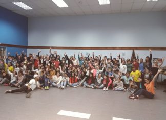 Los chicos se juntaron antes de viajar a Carlos Paz